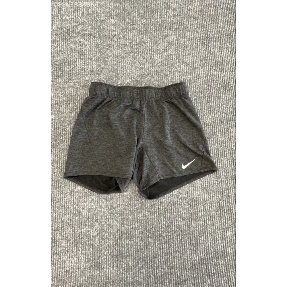 Nike Women's‎ Charcoal Gray Heather Dri-FIT Athletic Training Shorts Size S